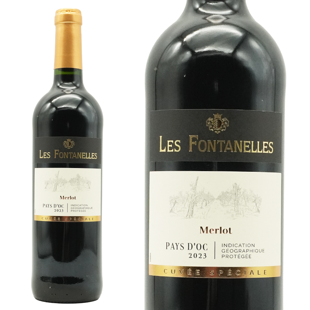 レ ヴィニョーブル フォンタネル ペイ ドック メルロー 2023 レ フォンタネル(フォンカリュ)社 メルロー100% IGPペイ ドック