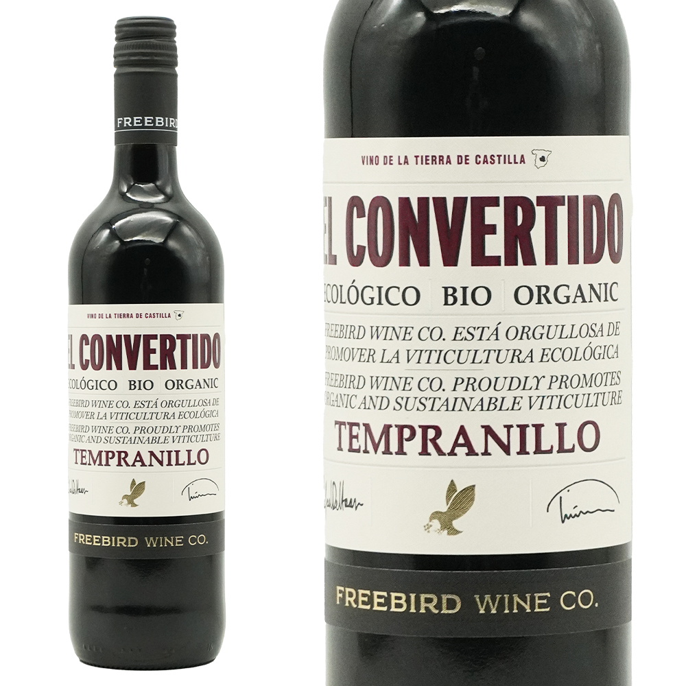エル コンベルティード テンプラニーリョ 2024 フリーバード・ワイン(デ ハーン アルテス) ビーガン ヴィーガン 有機栽培＆ヴィーガン認証ワイン