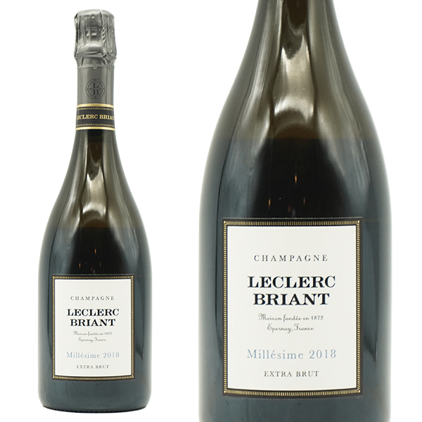 ルクレール ブリアン エクストラ ブリュット ミレジム 2018 セラー出し 自然派 AOCシャンパーニュ 正規品