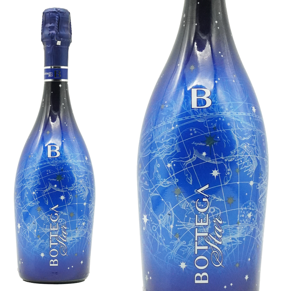 ボッテガ スター（ブルースター） スプマンテ ビアンコ エクストラ ドライ ミレジマート 2023 (LEDライト ボトル)