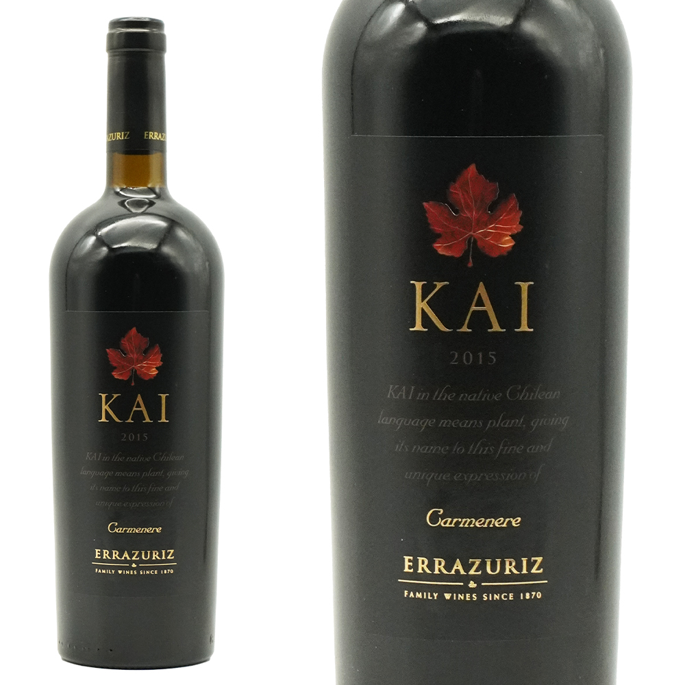 ヴィーニャ エラスリス カイ カルメネール 2015 エデュアルド チャドウィック  チリ アコンカグア ヴァレー アルコール度数14％