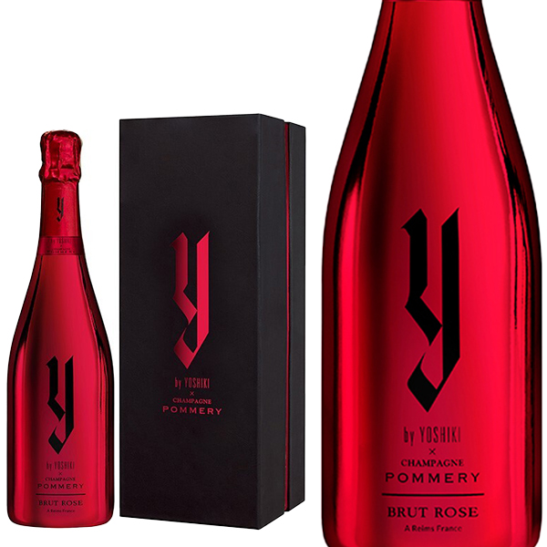 【箱入り】Y by Yoshiki × シャンパーニュ ポメリー ブリュット ロゼ ワイ バイ ヨシキ シャンパーニュ ポメリー ロゼ 辛口 750ml