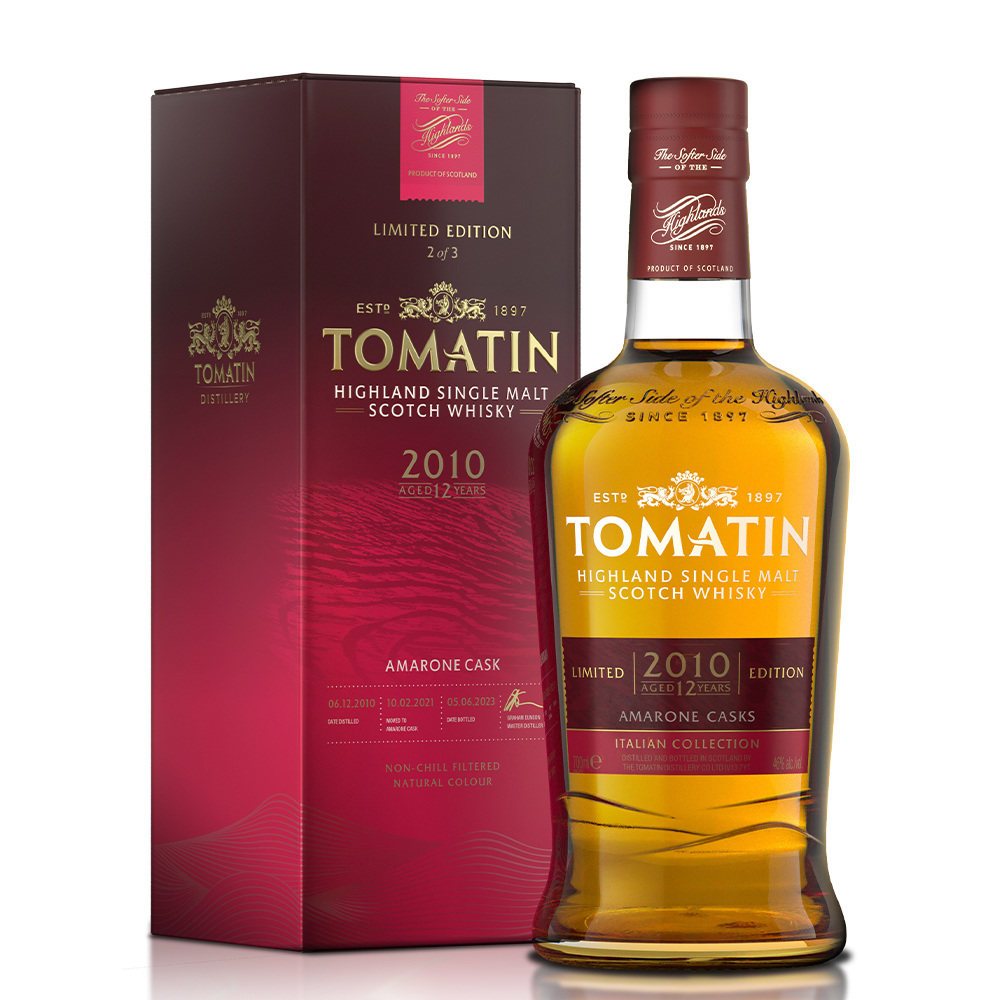 【正規品 箱入】トマーティン アマローネ カスク 12 年 2010 年 イタリアン コレクション ハイランド シングル モルト スコッチ ウイスキー