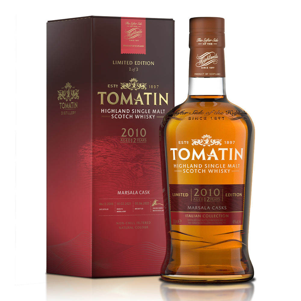 【正規品 箱入】トマーティン マルサラ カスク 12 年 2010 年 イタリアン コレクション ハイランド シングル モルト スコッチ ウイスキー