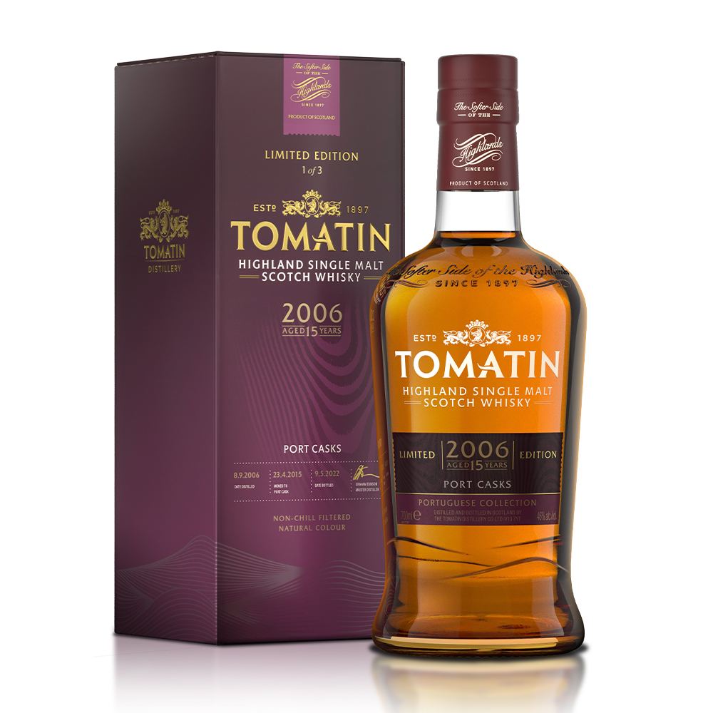 【正規品 箱入】トマーティン ポート カスク 15年 2006年 ポーチュギース コレクション ハイランド シングル モルト スコッチ ウイスキー