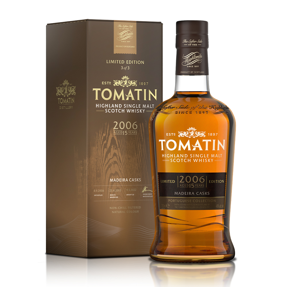 【正規品 箱入】トマーティン マデイラ カスク 15年 2006年 ポーチュギース コレクション ハイランド シングル モルト スコッチ ウイスキー