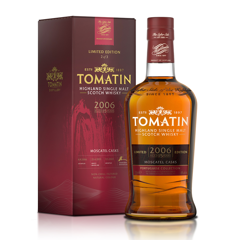 【正規品 箱入】トマーティン モスカテル カスク 15年 2006年 ポーチュギース コレクション ハイランド シングル モルト スコッチ ウイスキー