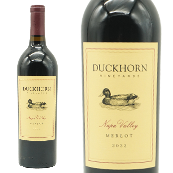 ダックホーン ヴィンヤーズ メルロー ナパ ヴァレー 2022 カリフォルニア A.V.Aナパ ヴァレー 赤 辛口 フルボディ750ml