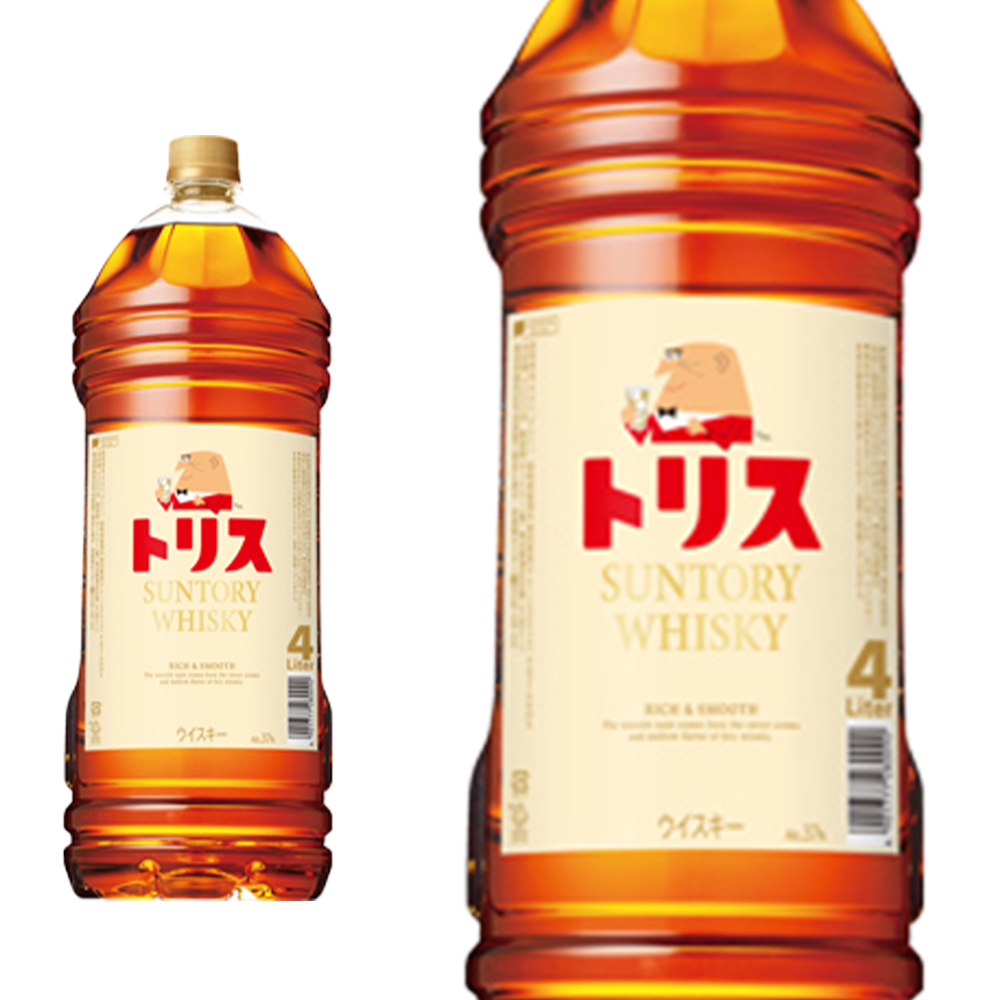【正規品】サントリー・ウイスキー・トリス・クラシック・4000ml(4L)(4l)・37％ 大容量