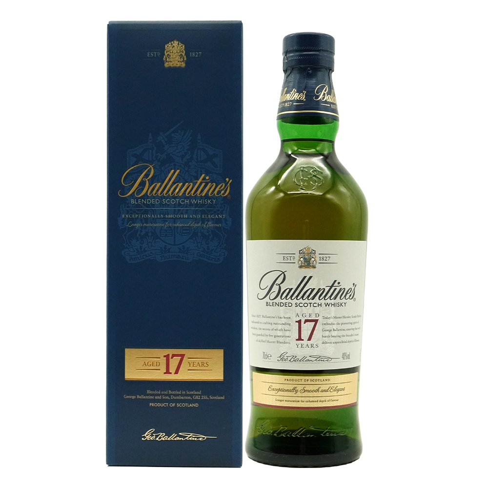 【箱入 正規品】バランタイン 17年 ブレンデット スコッチ ウイスキー オフィシャルボトル 正規代理店輸入品 バランタイン社 700ml 40％ ハードリカー