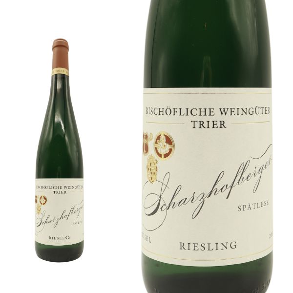シャルツホーフベルガー リースリング シュペートレーゼ 2018 蔵出し限定品 ビショフリッヒェ ヴァインギューター トリアー元詰 モーゼル 白 8%