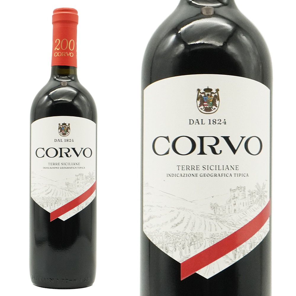 コルヴォ ロッソ 2022年 ドゥーカ ディ サラパルータ 750ml （イタリア シチリア 赤ワイン）