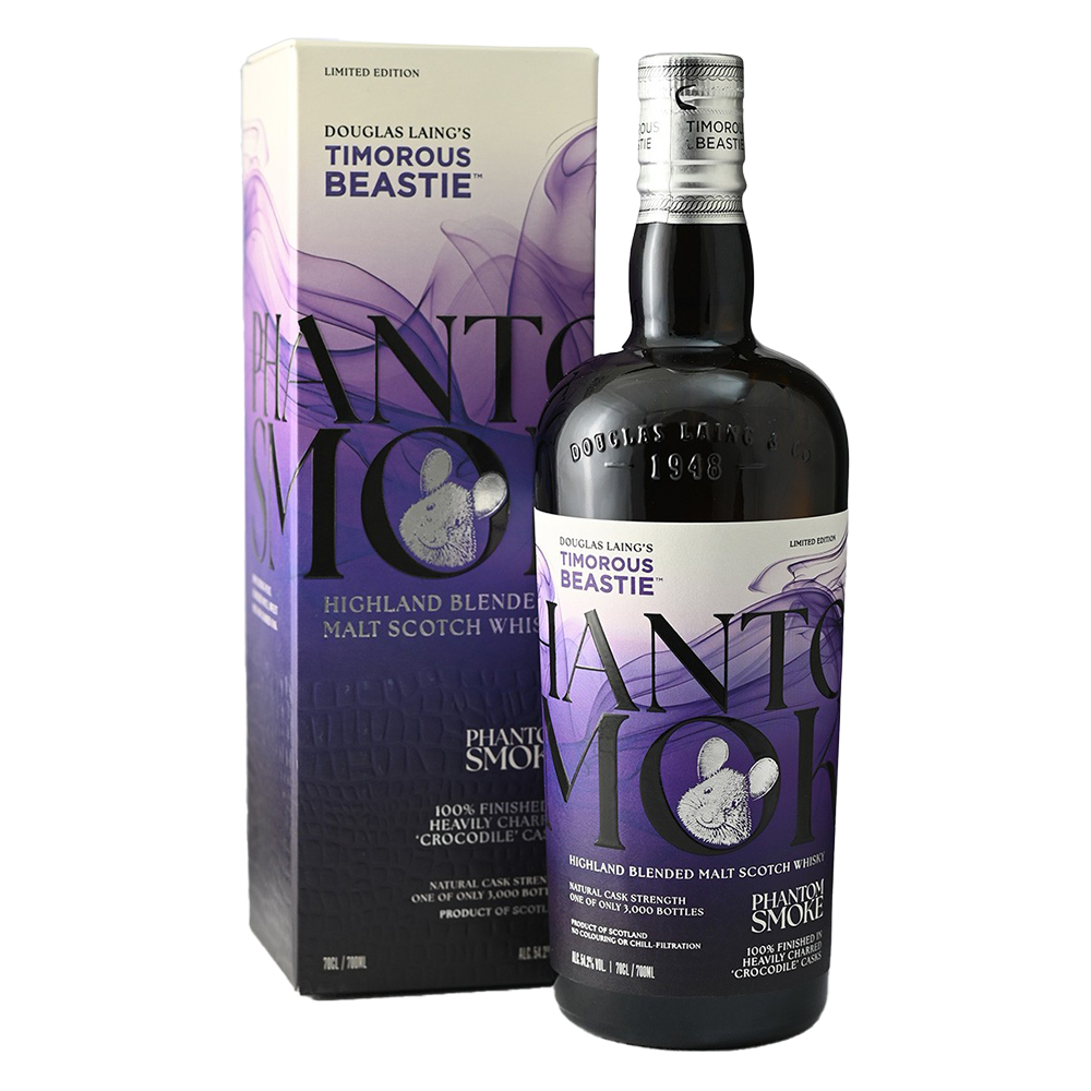【正規品 箱入】ティモラスビースティ ファントムスモーク クロコダイルカスク ハイランド ブレンデッド モルト スコッチ ウイスキー 700ml 54.2%