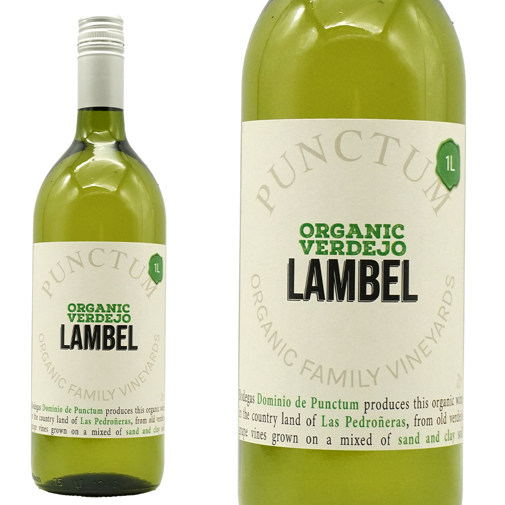 【1000ml】ランベル ベルデホ 1L ドミニオ デ プンクトゥン 白 辛口 ビノ デ ラ ティエラ デ カスティーリャ 自然派 度数12.5%