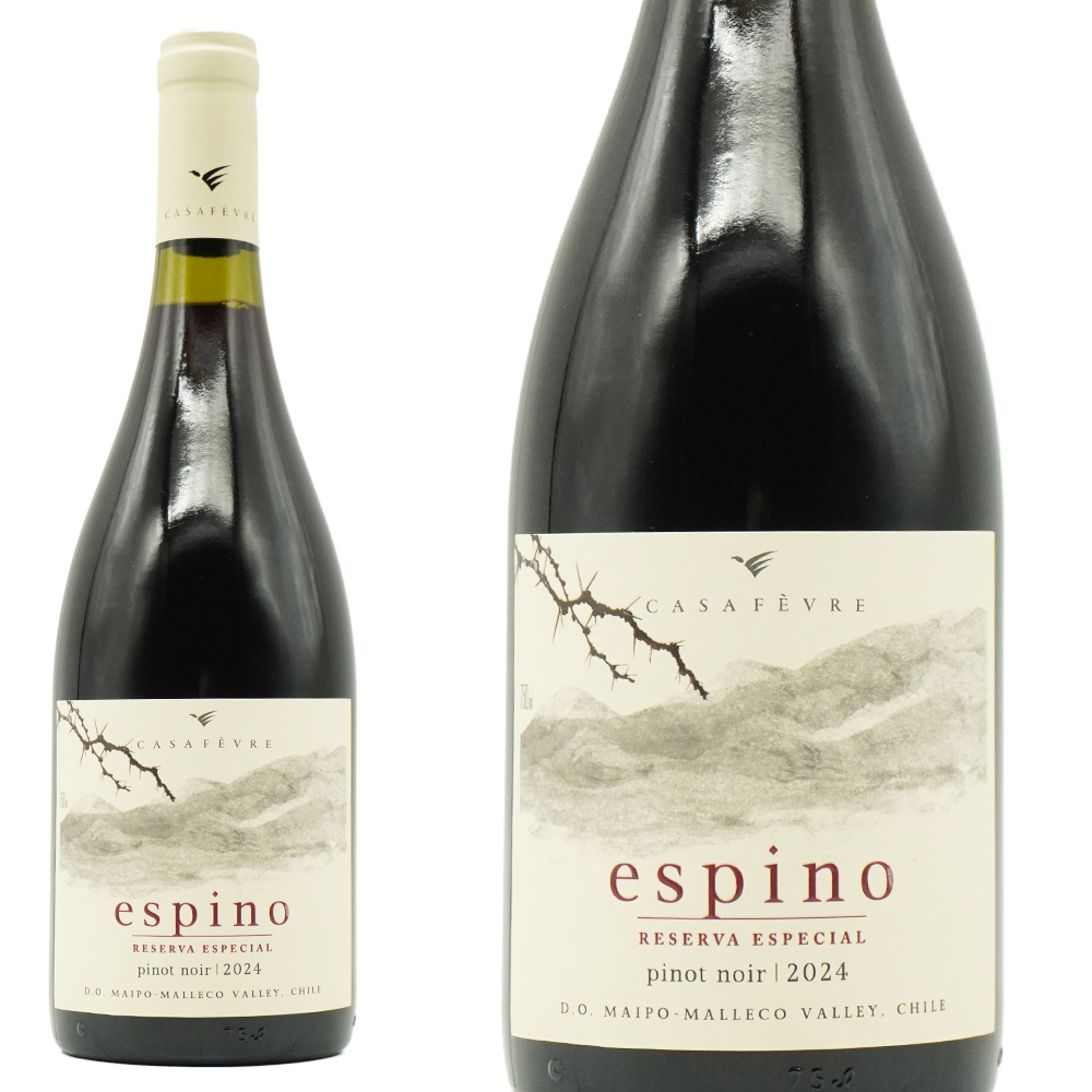 エスピノ ピノ・ノワール 2024年 ウイリアム・フェーヴル 750ml （チリ 赤ワイン）