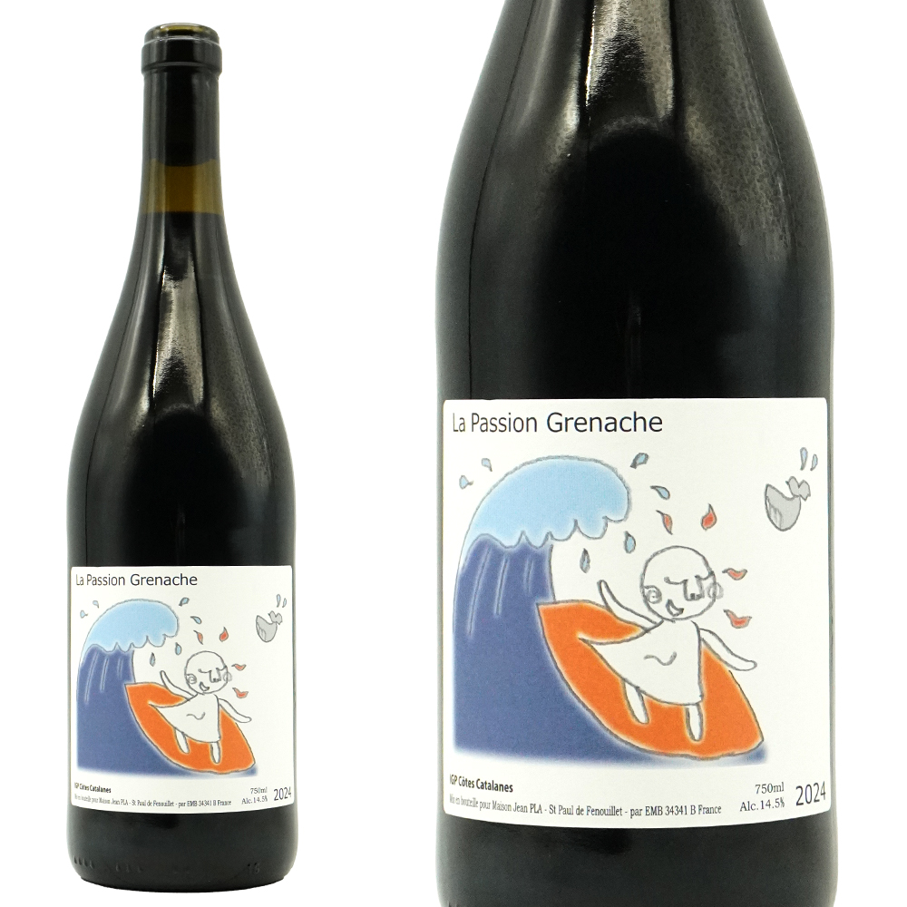 ラ パッション グルナッシュ 2024 ジャン プラ セレクション グルナッシュ種100% IGPコート カタランヌ 南仏 赤ワイン フランスワイン