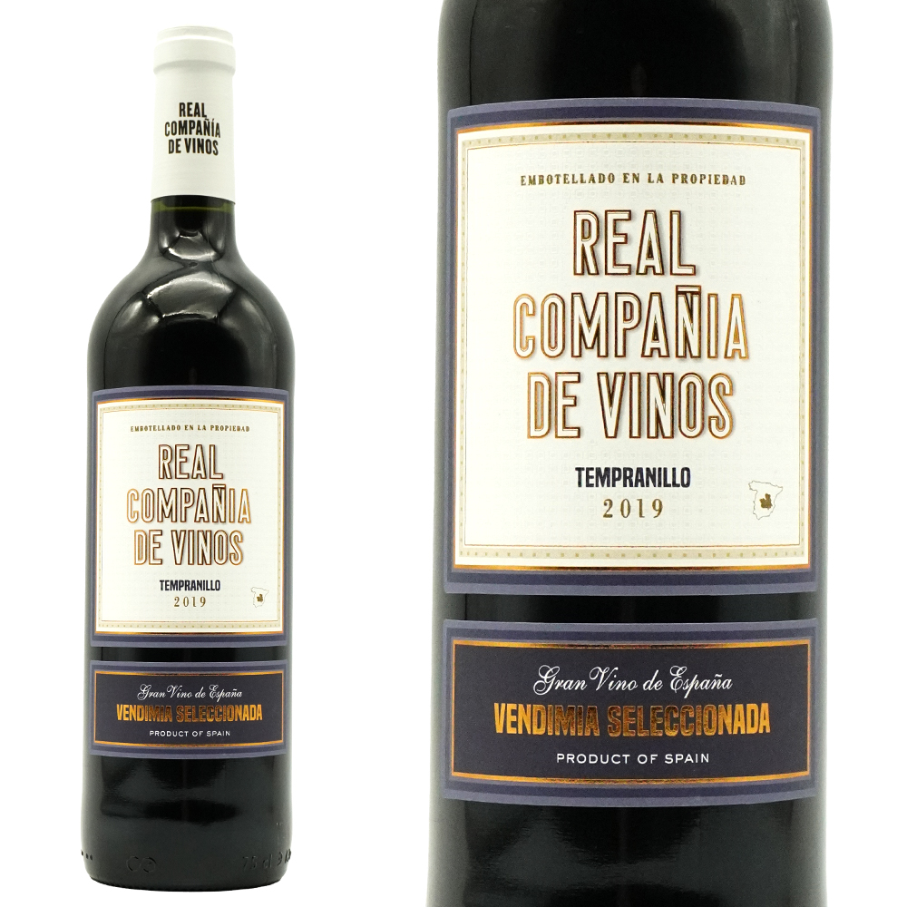 レアル コンパニーア デ ビノス テンプラニーリョ ベンディミア セレクシオナダ 2019 カスティーリャ ラ マンチャ 飲み頃7年熟成作品