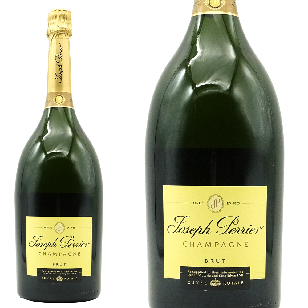 【大型ボトル】ジョセフ ペリエ シャンパーニュ ブリュット キュヴェ ロワイヤル AOCシャンパーニュ 正規代理店輸入品 (1500ml)