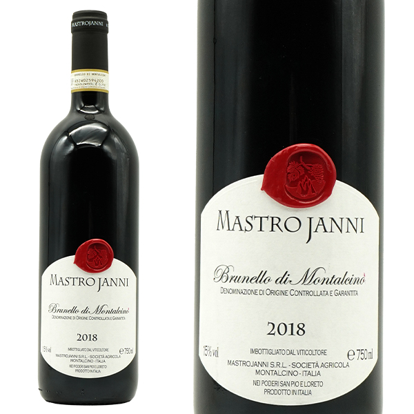 ブルネッロ ディ モンタルチーノ 2019 年 マストロヤンニ社 高級ロウ封印ラベル 6年熟成作品 14.5％