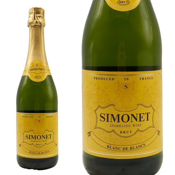 シモネ ヴァン ムスー ブリュット ブラン ド ブラン ユニブラン種100% カーヴ ド ウィッセンブール スパークリング 白 辛口 泡 デイリー