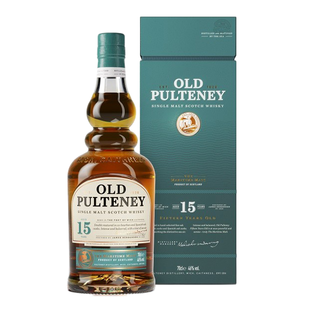 【正規品 箱入】オールド プルトニー 15年 シングル モルト スコッチ ウイスキー ノンチルフィルタード 700ml 46％