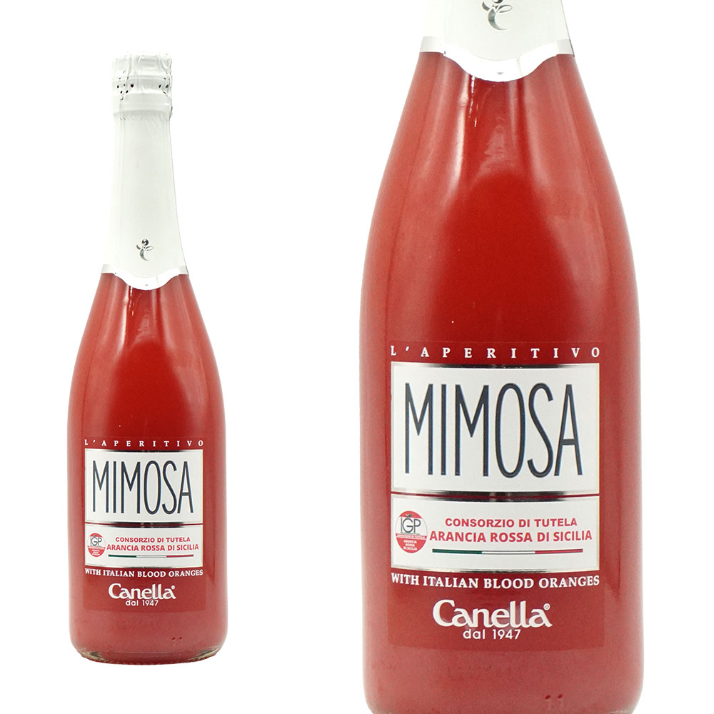 カネッラ ブラッドオレンジ ミモザ （フルーツスパークリング＝発泡性）イタリアの老舗ワイナリーの名門カネッラ社 甘味果実酒 750ml アルコール5％