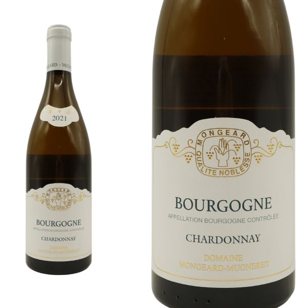ブルゴーニュ シャルドネ 2021 蔵出し品 手摘み100% ドメーヌ モンジャール ミュニュレ元詰 AOCブルゴーニュ シャルドネ