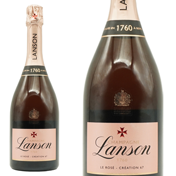 シャンパーニュ ランソン ル ロゼ クリエイション 67 ブリュット 正規代理店輸入品 AOCロゼ シャンパーニュ