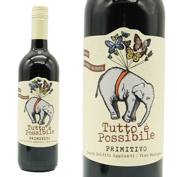 トゥット エ ポッシービレ プリミティーヴォ 2022 テッレ チェヴィコ社 自然派 オーガニック&ヴィーガン認証 ヴァン ナチュール 赤 辛口