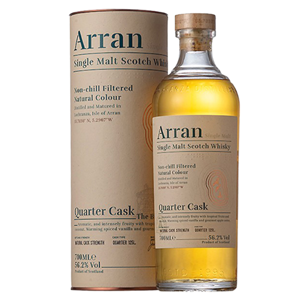 【正規品 箱入】アラン クオーターカスク シングル モルト スコッチ ウイスキー 700ml 56.2%