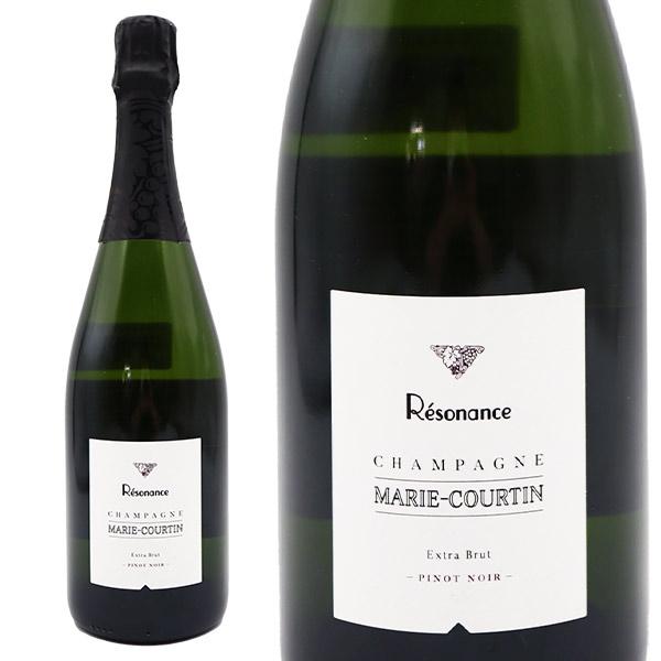 マリー クルタン シャンパーニュレゾナンス(「共鳴、響き」)ブラン ド ノワール エクストラ ブリュット NV 自然派 ビオディナミ ピノノワール種