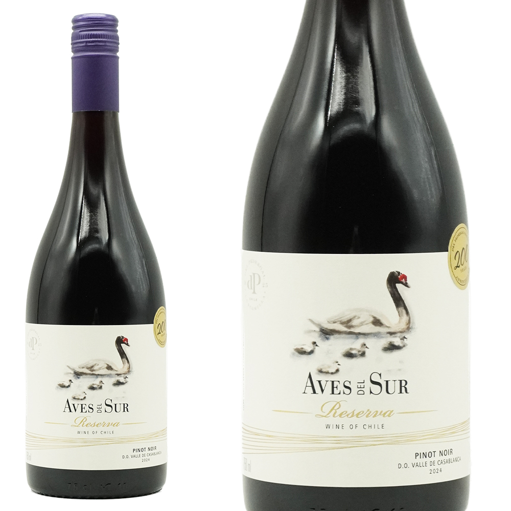 デル スール ピノ ノワール レセルバ 2024 アコンカグア カサブランカ ヴァレーD.O. 過去VTでリアルワインガイド旨安大賞の快挙