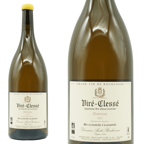 【大型ボトル】ヴィレ クレッセ チュリセ 2021 蔵出し限定生産品 ドメーヌ アンドレ ボノム元詰 正規代理店輸入品 ロウ封印キャップ 重厚ボトル