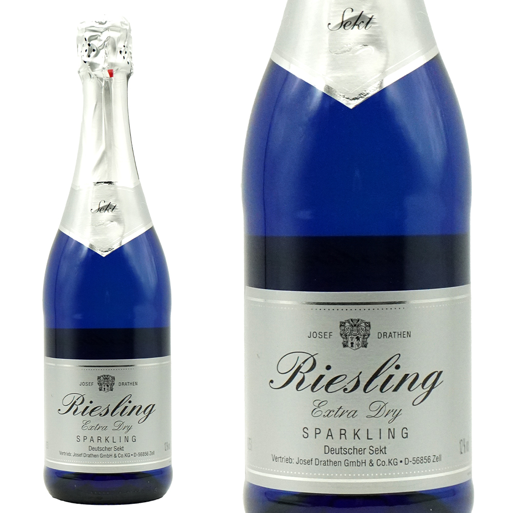 リースリング スパークリング エクストラ ドライ ゼクト (ブルー) ジョセフ ドラーテン リースリング種100％ ドイツ やや辛口 白