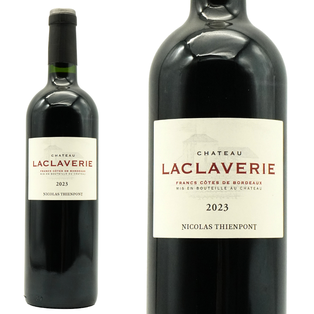 シャトー ラクラヴリ 2023 ニコラ ティエンポン家元詰 AOCフラン コート ド ボルドー メルロー100％ アルコール度数14.5％