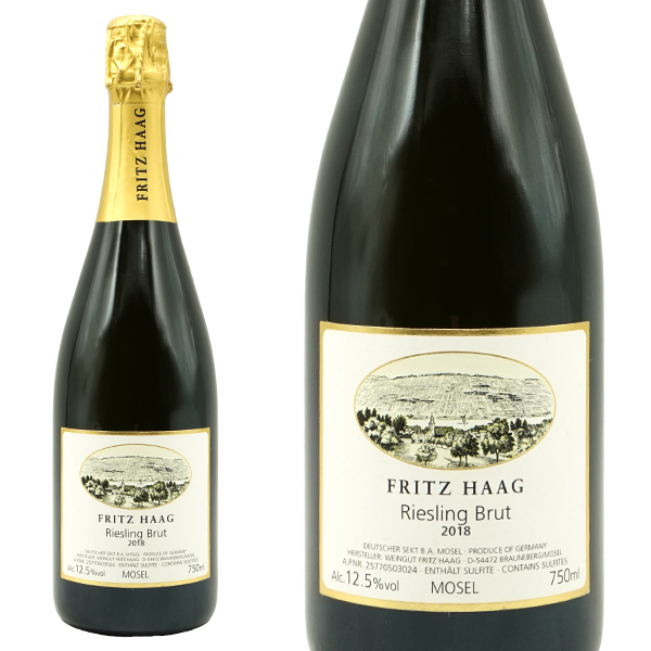 フリッツ ハーク リースリング ゼクト ブリュット ヴィンテージ 2018 蔵出し作品 フリッツ ハーク家元詰 高級泡 7年熟成