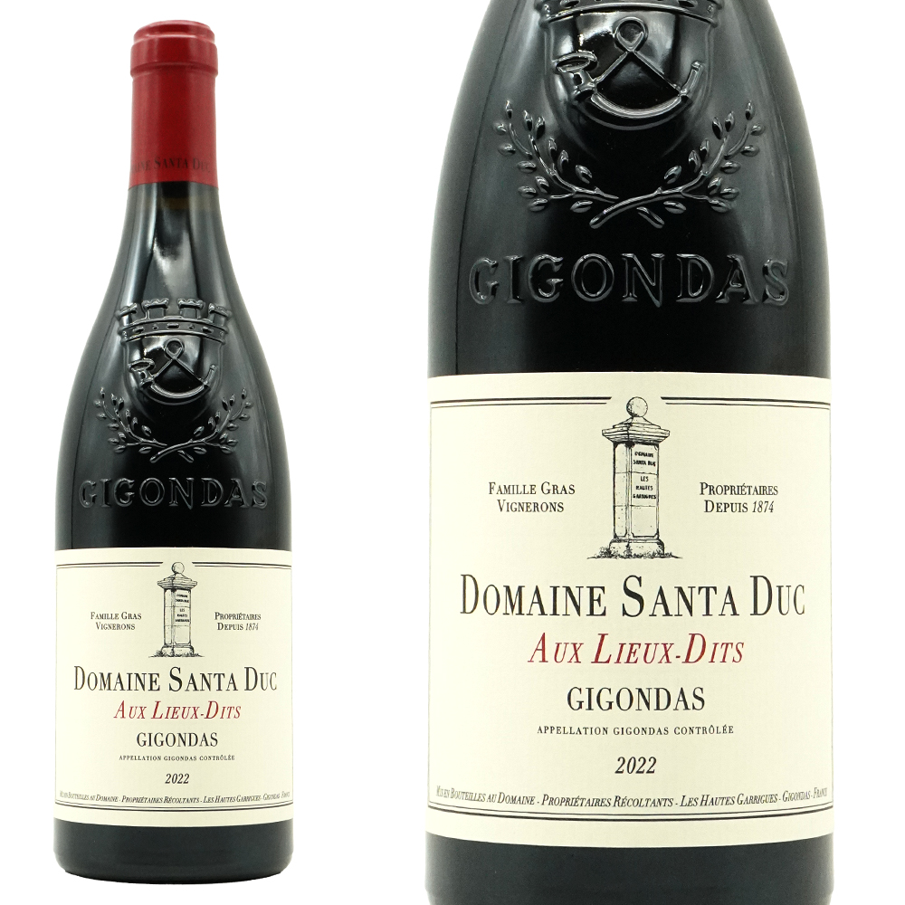 ジゴンダス オー リューディー  2022 蔵出し限定作品 ドメーヌ サンタ デュック (イヴ グラ) 元詰 有機栽培 ビオディナミ AOCジゴンダス