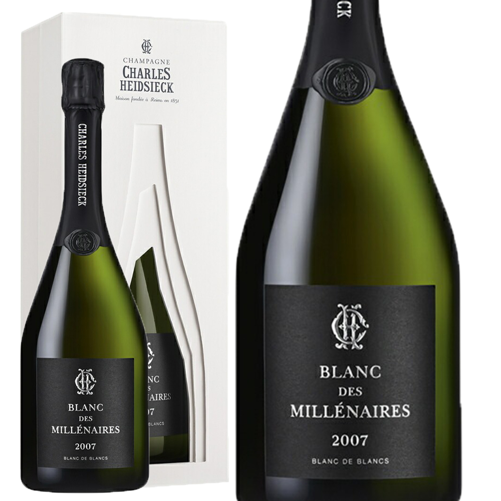 【豪華箱入】シャルル エドシック シャンパーニュ  ブラン デ ミレネール  ミレジム 2007 BdB AOCミレジム シャンパーニュ 正規品