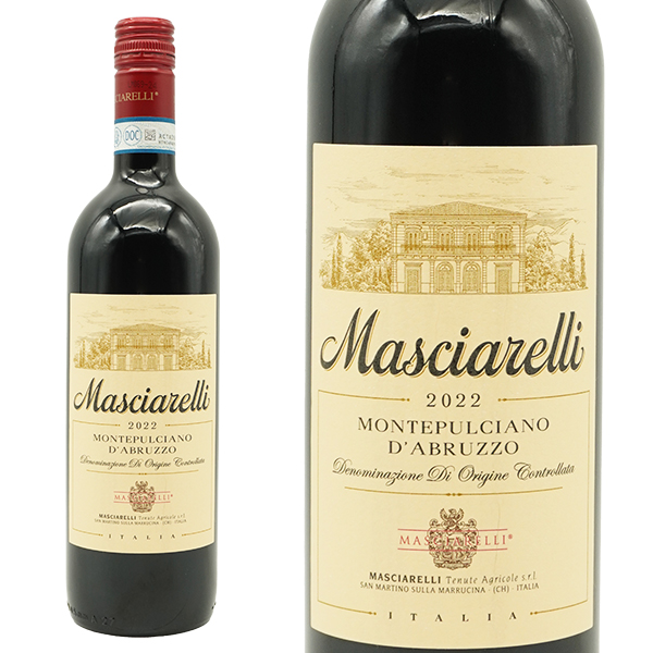 リネア クラッシカ モンテプルチアーノ ダブルッツォ 2022 マシャレッリ D.O.C.モンテプルチアーノ ダブルッツォ