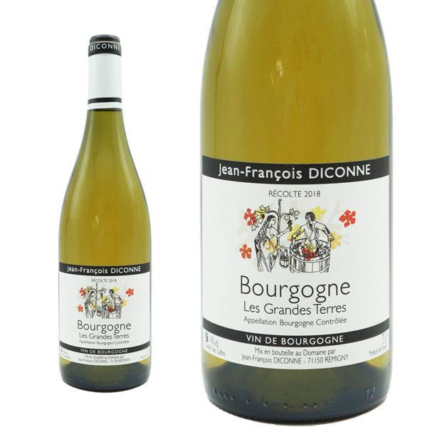 ブルゴーニュ ブラン レ グランド テール 2022 蔵出し品 ドメーヌ ジャン フランソワ ディコンヌ元詰 AOCブルゴーニュ ブラン
