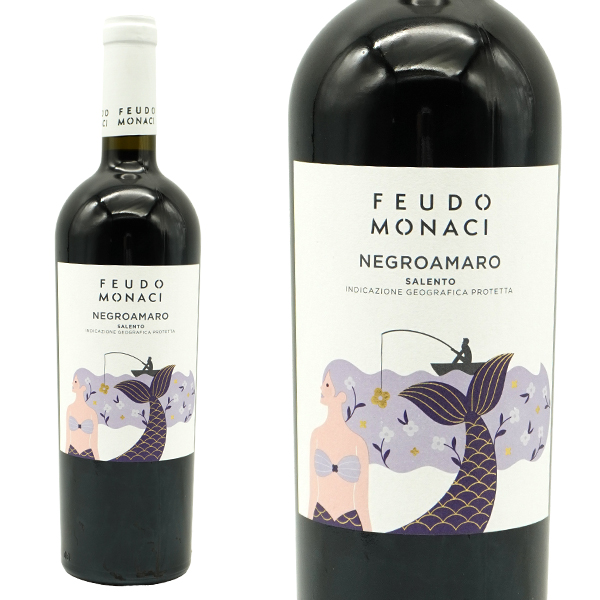 ネグロアマーロ サレント ロッソ 2022 フェウド モナチ サレントIGT ネグロアマーロ種100％ 赤 辛口 フルボディ 750ml