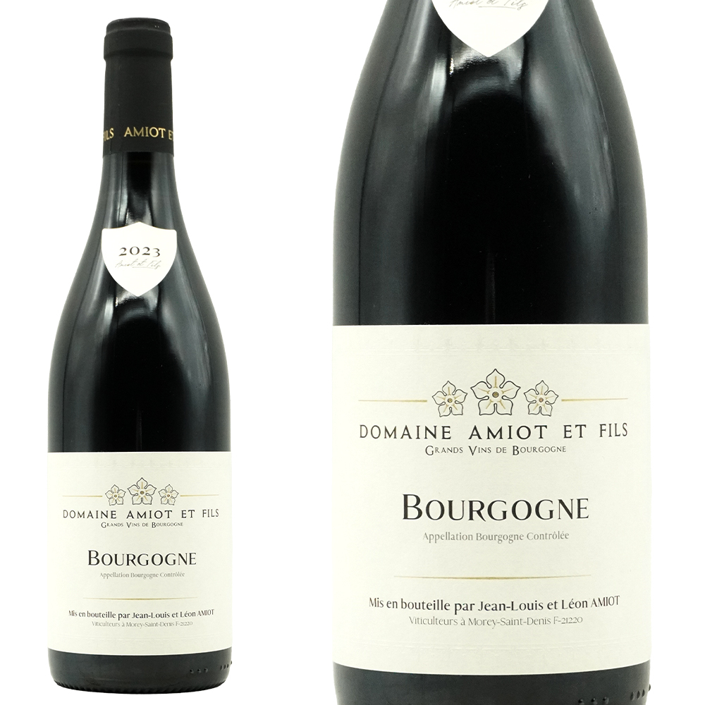 ブルゴーニュ ピノノワール 2023 オーク樽16ヶ月熟成ドメーヌ アミオ エ フィス (ピエール アミオ) 元詰 AOC 年産わずか1,760本のみ