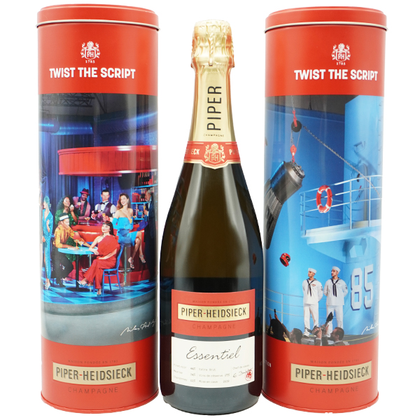 【ティンボックス入】パイパー エドシック エッセンシエル エクストラ ブリュット ツイスト ザ スクリプト No.1 リミテッド エディション 正規品