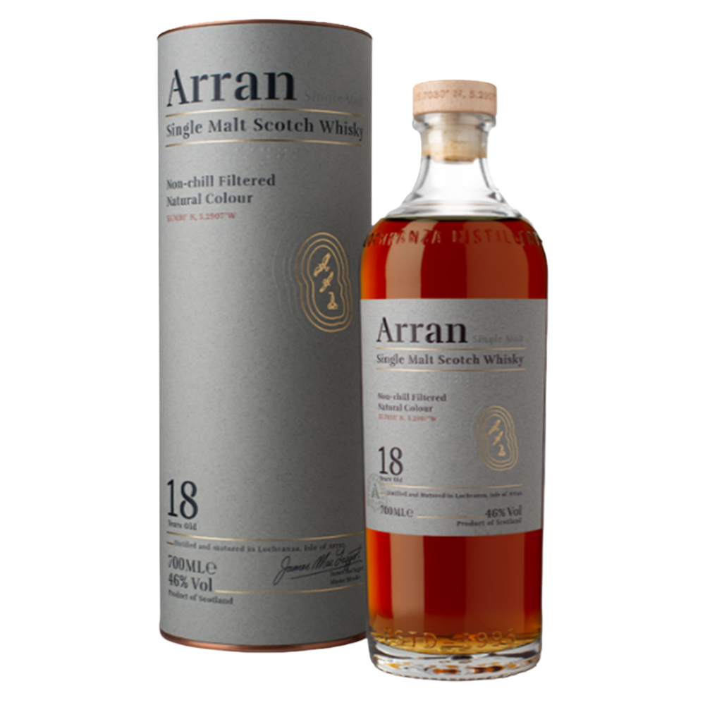 【正規品 箱入】アラン モルト 18 年 2026年リリース品  シングル モルト スコッチ ウイスキー ノンチルフィルタード ナチュラルカラー