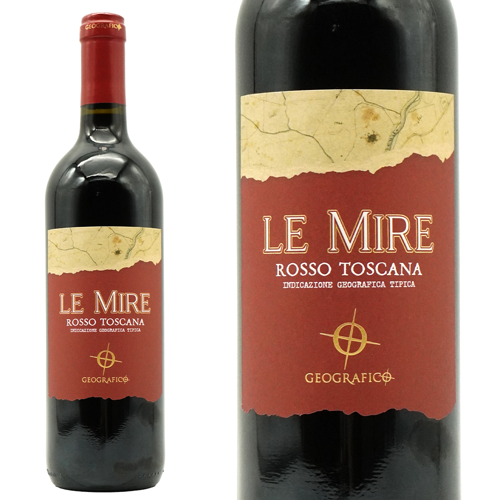 ジェオグラフィコ レ ミレ ロッソ トスカーナ 2022 ジェオグラフィコ社 IGTトスカーナ ロッソ 赤 ミディアムボディ 辛口 13％