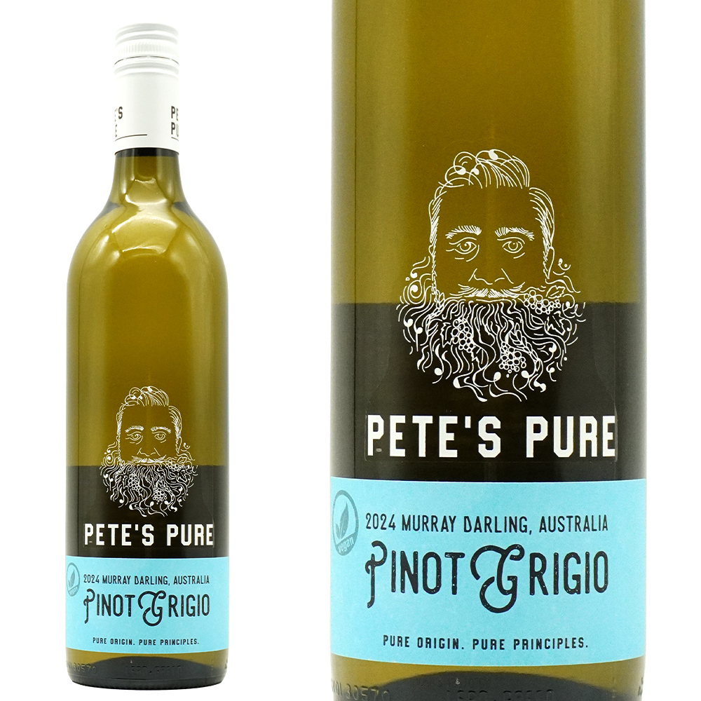 ピーツ ピュア ピノ グリージョ 2024 ピーツ ピュア オーストラリア ニュー サウス ウェールズ GI.マレー ダーリング 白 辛口 750ml