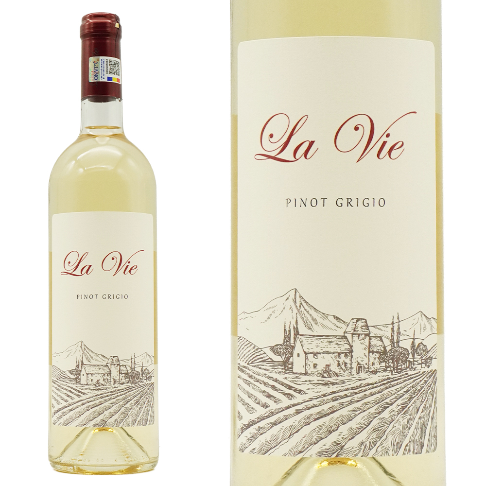 ラ ヴィ ピノ グリージョ 2024 ドメーニレ サハティーニ IGデアルリレ ムンテニエイ ピノ グリージョ種100% ルーマニア 辛口 白