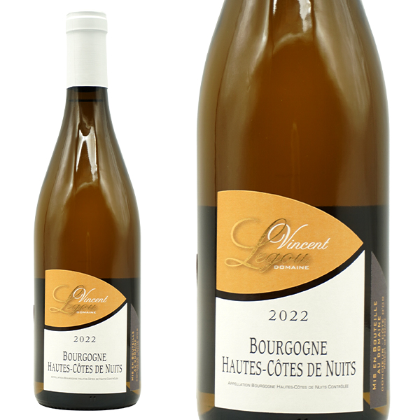 ブルゴーニュ オート コート ド ニュイ ブラン 2022 蔵出し作品 ドメーヌ ヴァンサン ルグー元詰 自然派 ビオロジック 白 辛口 フランス