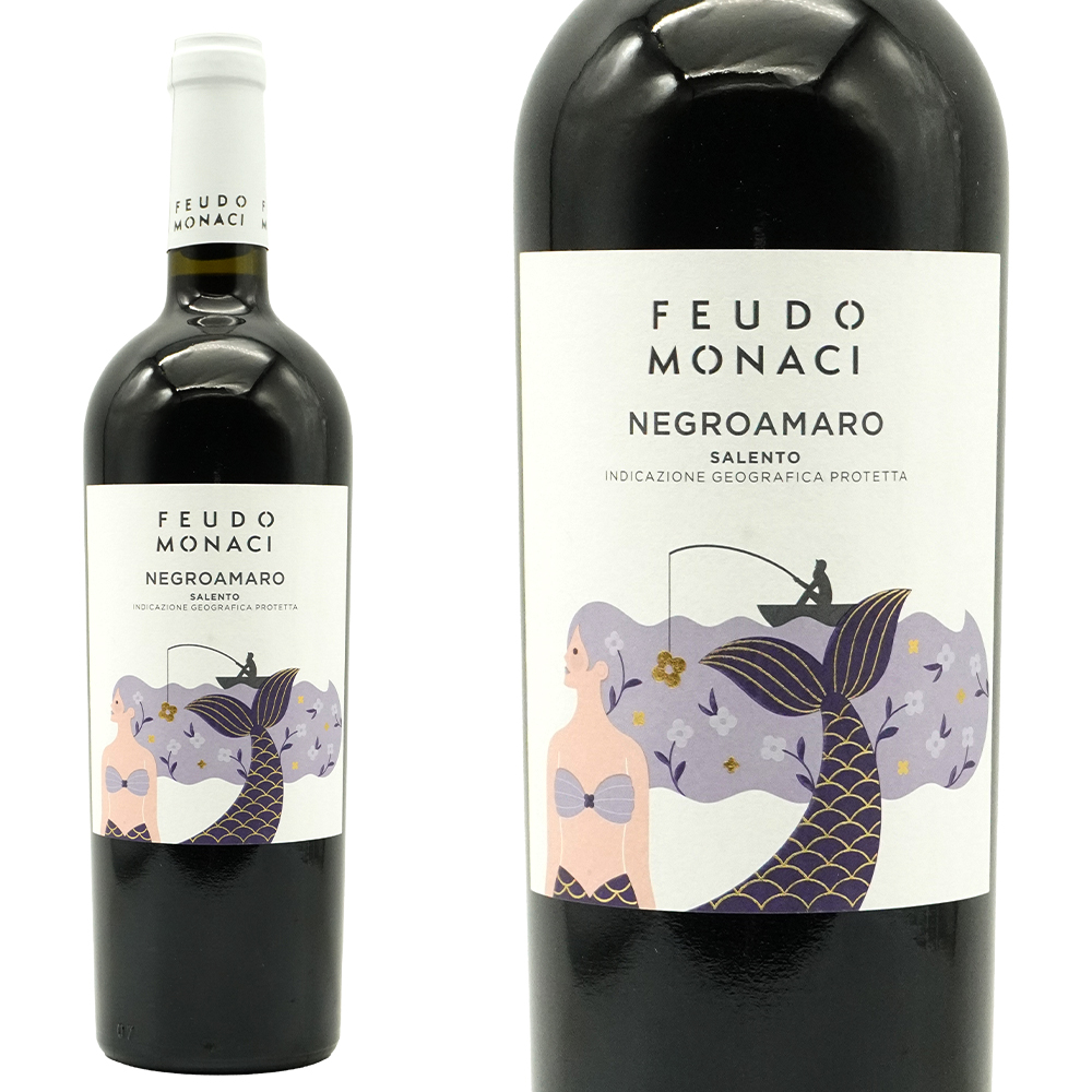 ネグロアマーロ サレント ロッソ 2023 フェウド モナチ サレントIGT ネグロアマーロ種100％ 赤 辛口 フルボディ 750ml