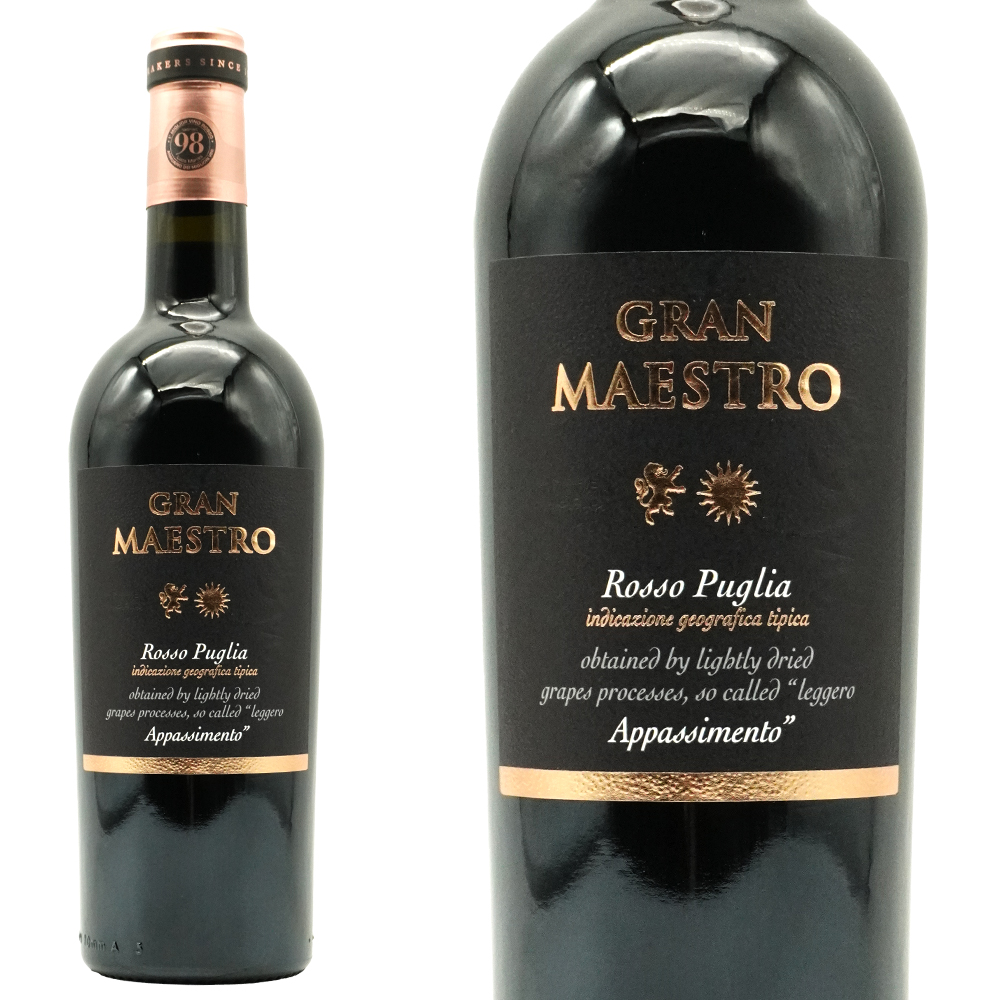 グラン マエストロ ロッソ アパッシメント 2023 マエストロ(チェーロ エ テッラ社) IGTロッソ プーリア 正規品 14.5%